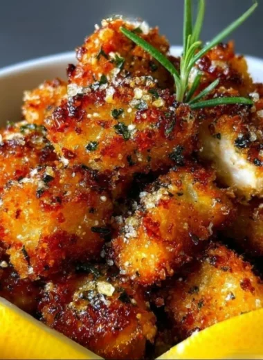 Air Fryer Lemon Chicken Bites - crispy, juicy chicken with zesty lemon flavor