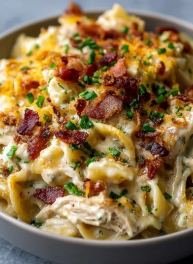 Delicious Crazy Good Casserole dish served on a dining table