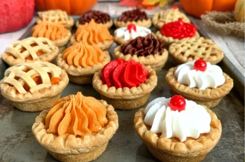 Delicious Cutie Pie Mini Cakes, perfect for celebrations and indulgent treats.