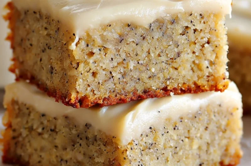 Delicious Banana Bread Brownies served on a plate.
