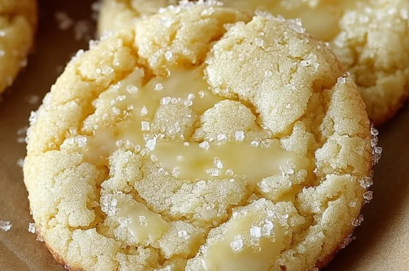Delicious Kentucky Butter Cake Cookies arranged on a plate.