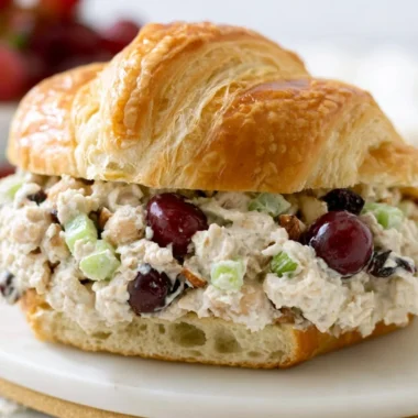Fresh Vegan Chicken Salad with colorful vegetables and plant-based protein