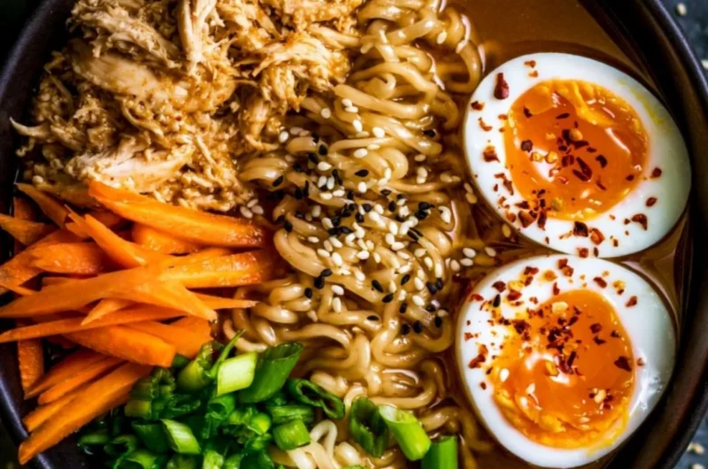 Quick and delicious 20-minute chicken ramen bowl with fresh ingredients