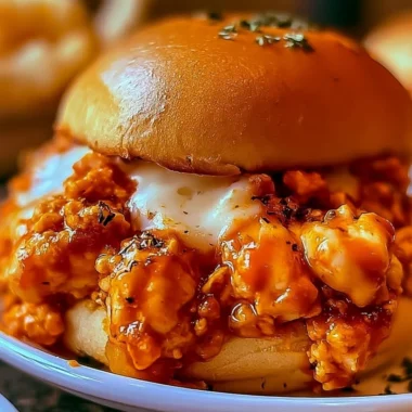 Delicious Cajun Chicken Sloppy Joes served on a bun with toppings