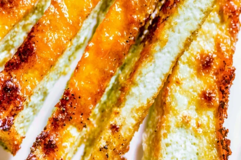 Delicious tofu prepared to taste like chicken, showcasing a vegan recipe.